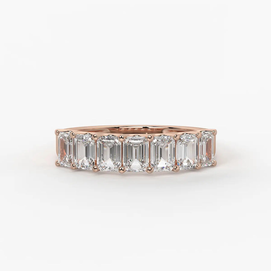 Linear Step Diamond Ring