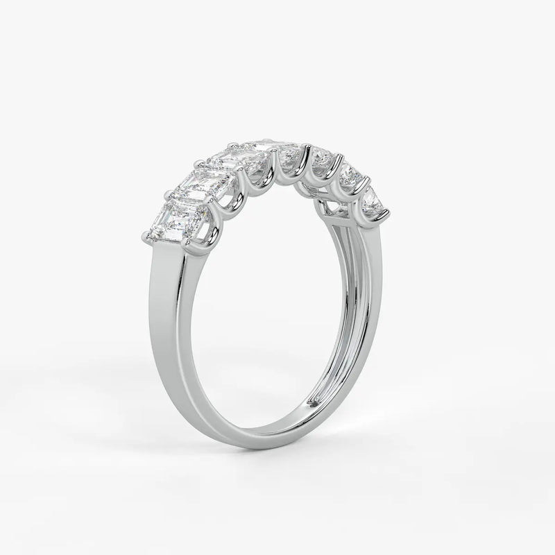 Linear Step Diamond Ring