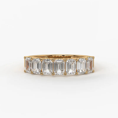 Linear Step Diamond Ring