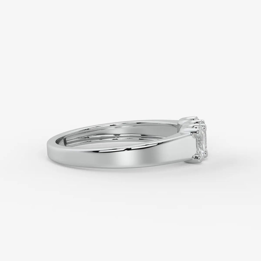 Ovamira Triple Oval Diamond Ring