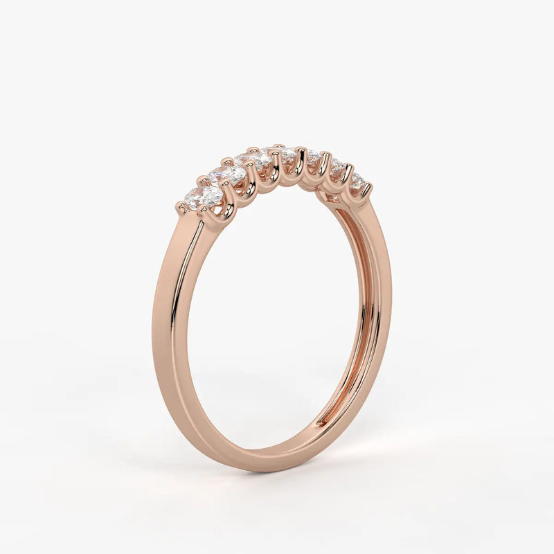 Vellique Oval Diamond Bar Ring