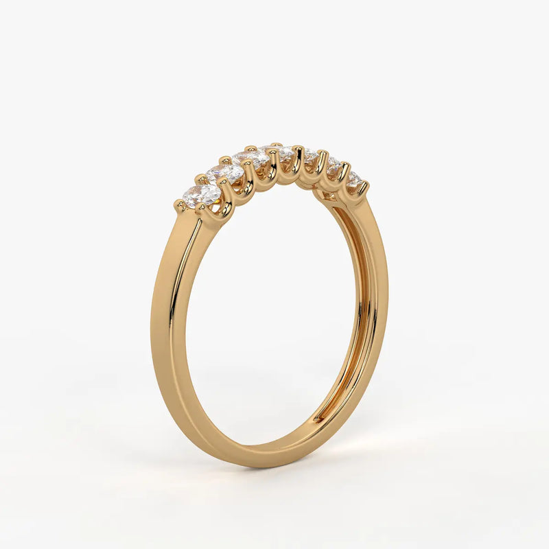 Vellique Oval Diamond Bar Ring