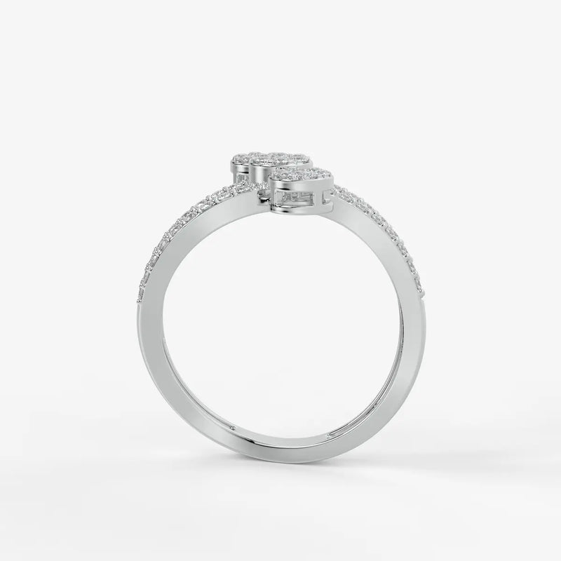 Trivelle Floral Cluster Diamond Ring
