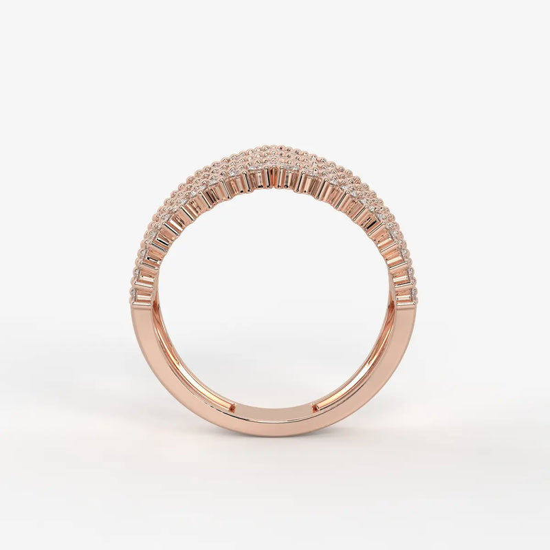 Velmira Multi Layer Diamond Statement Ring
