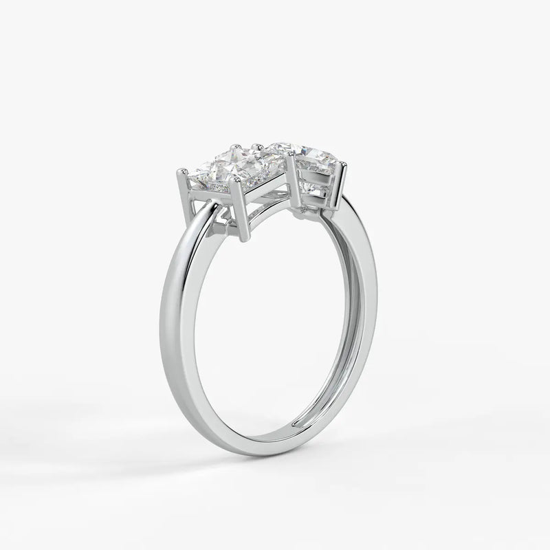 The Diya Radiant Heart & Princess Ring