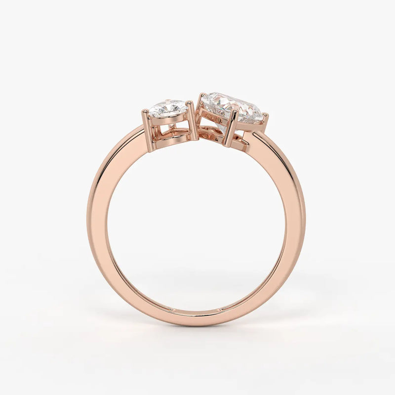 The Amara Eternal Heart & Pear Ring