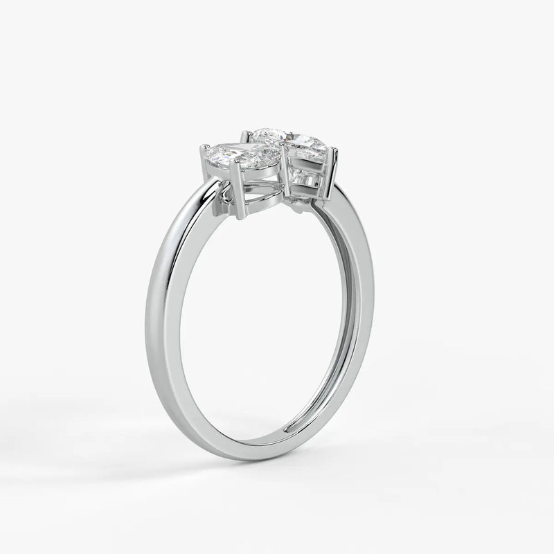 The Amara Eternal Heart & Pear Ring