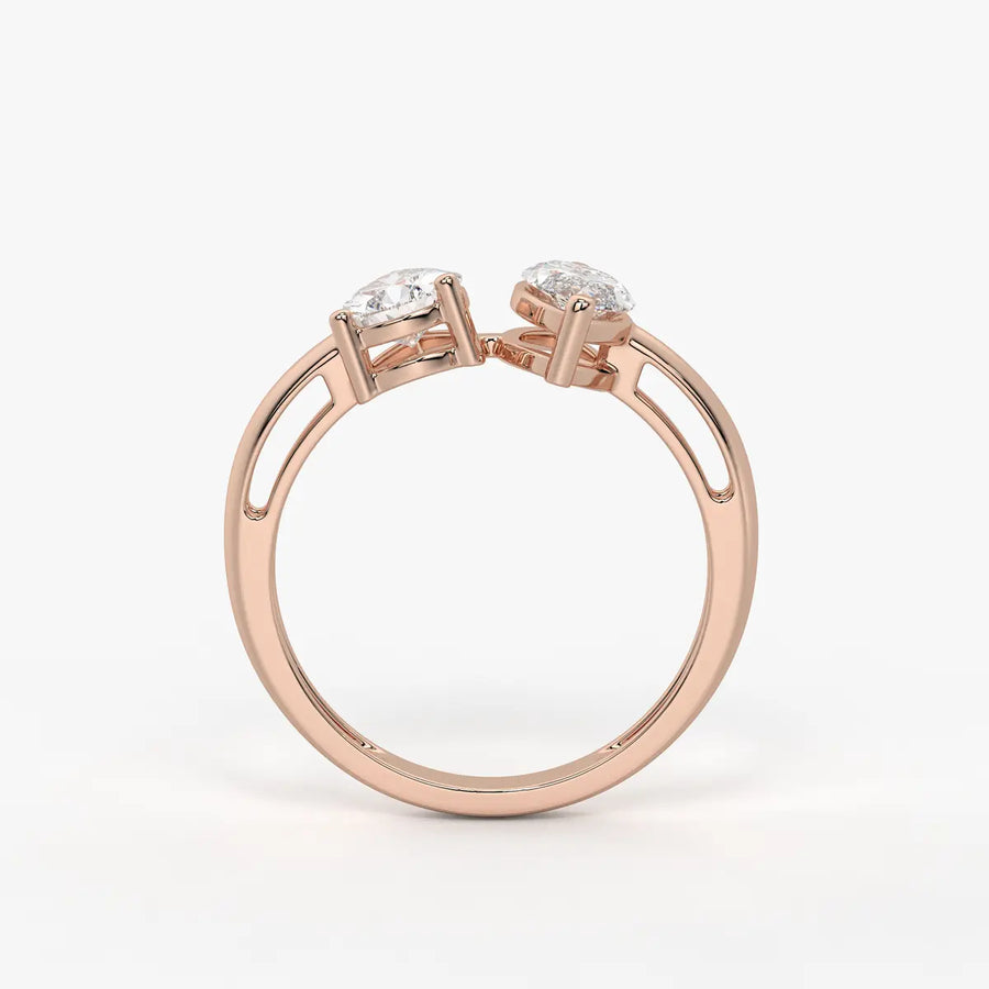 Aurevia Twin Glint Diamond Ring