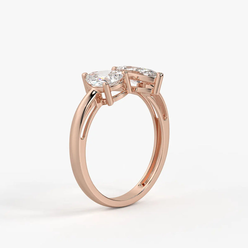 Aurevia Twin Glint Diamond Ring