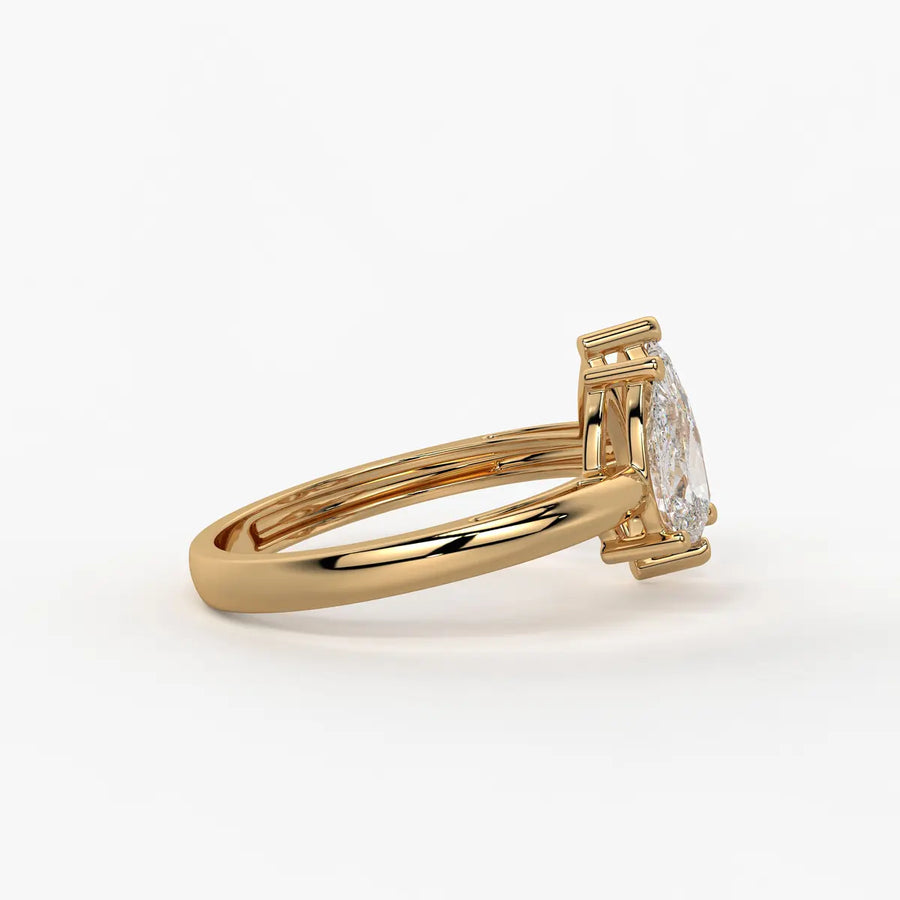 Aurevia Twin Glint Diamond Ring