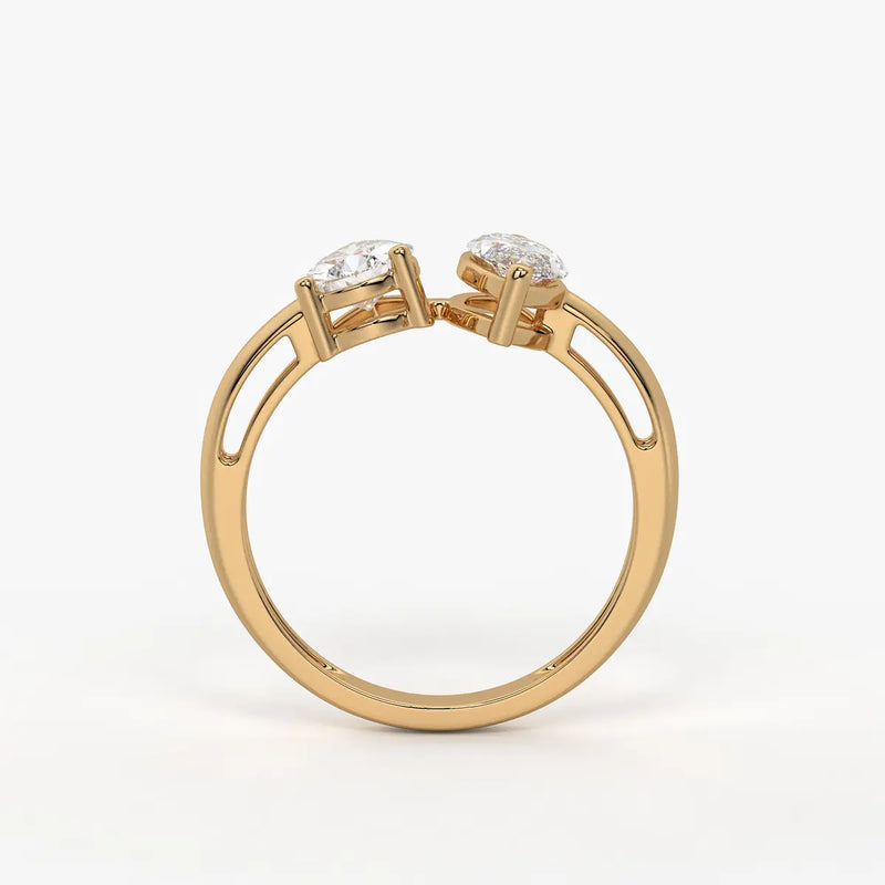 Aurevia Twin Glint Diamond Ring