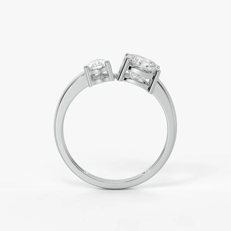 The Aadhya Pear-Cushion Union Ring