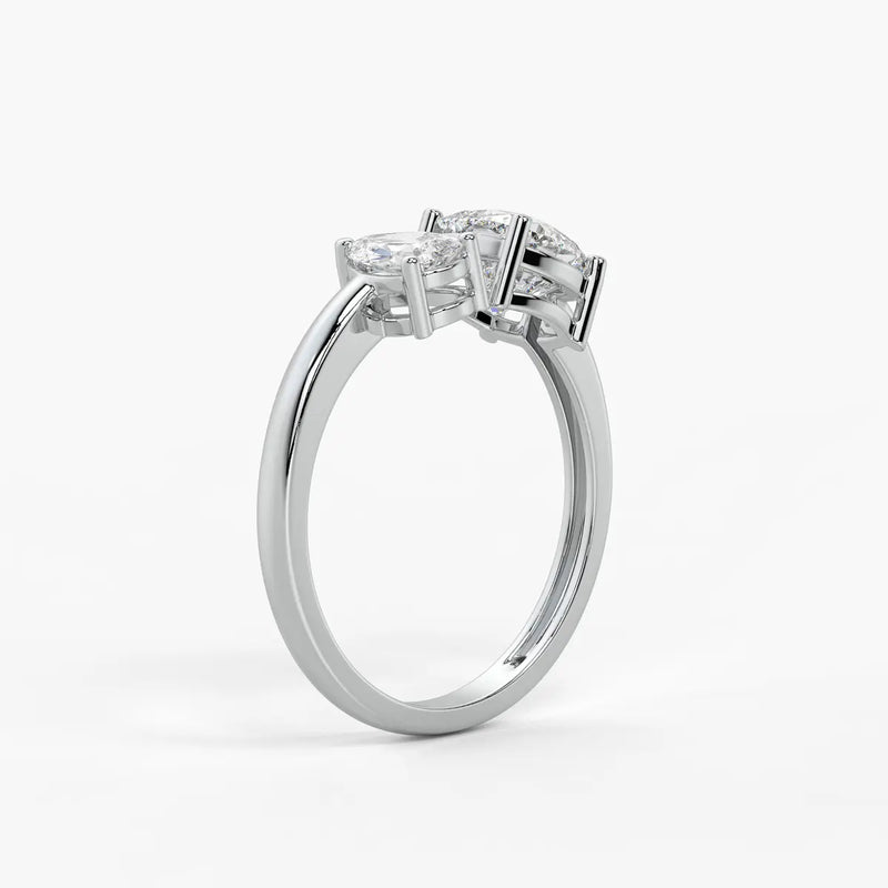 The Aadhya Pear-Cushion Union Ring