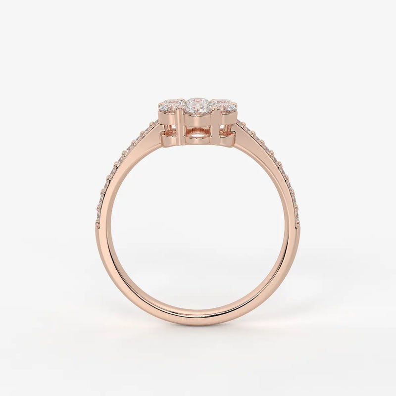 Florielle Bloom Cluster Diamond Ring