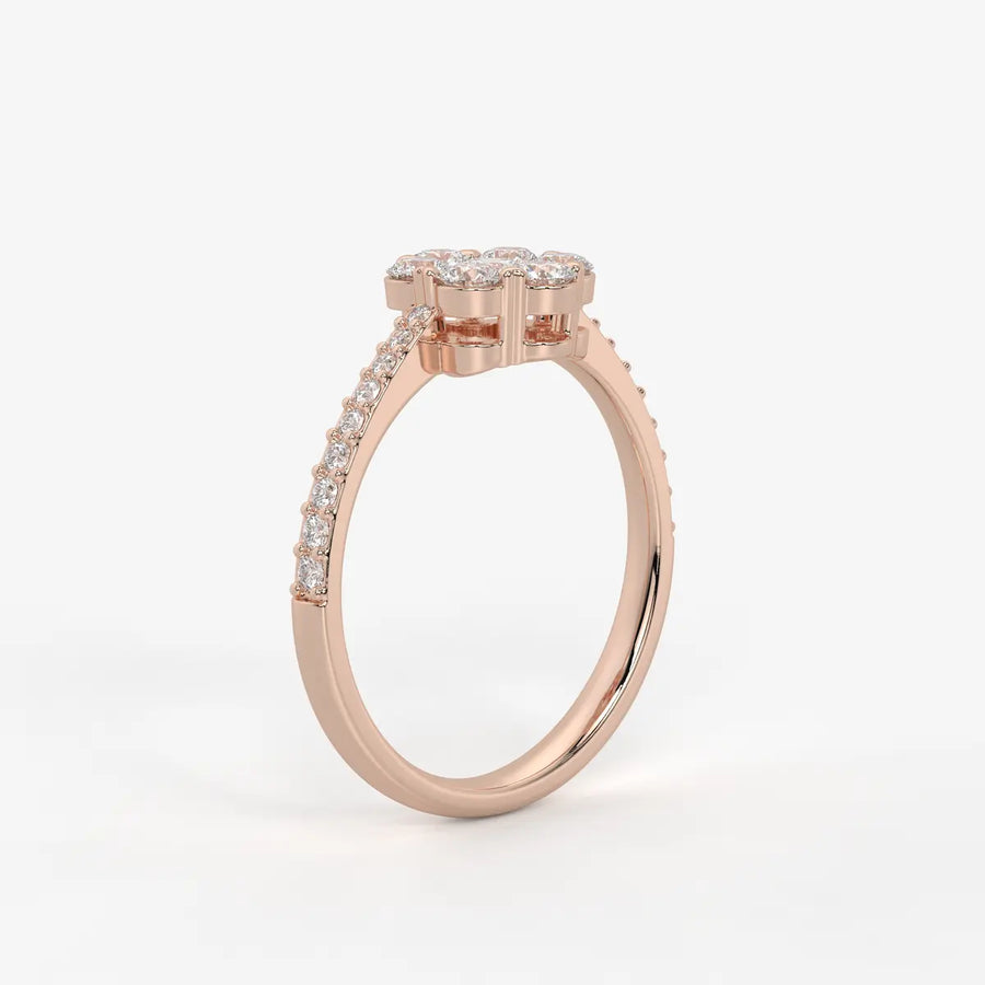 Florielle Bloom Cluster Diamond Ring