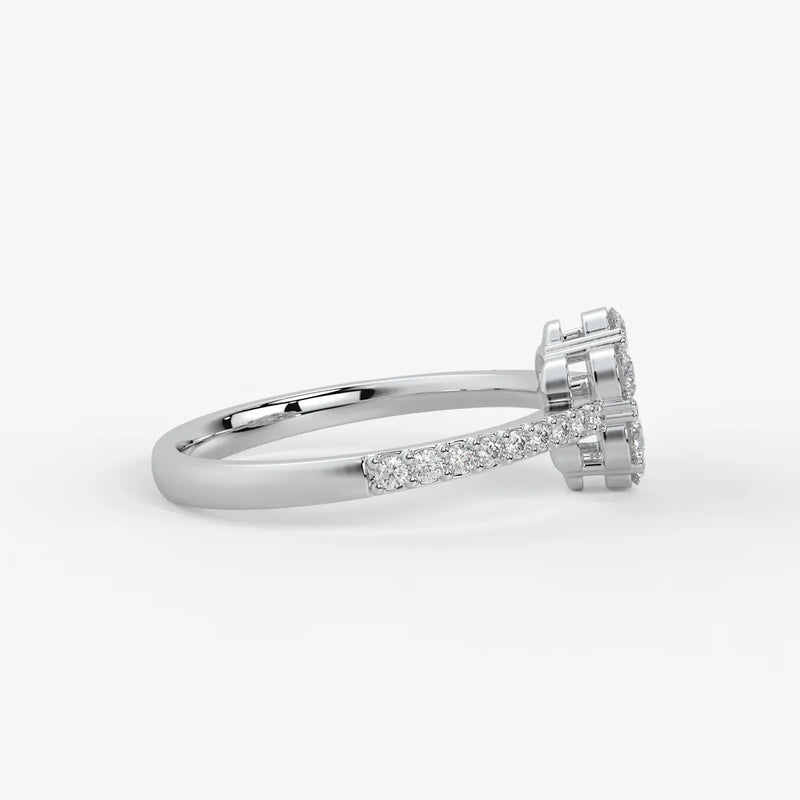 Florielle Bloom Cluster Diamond Ring
