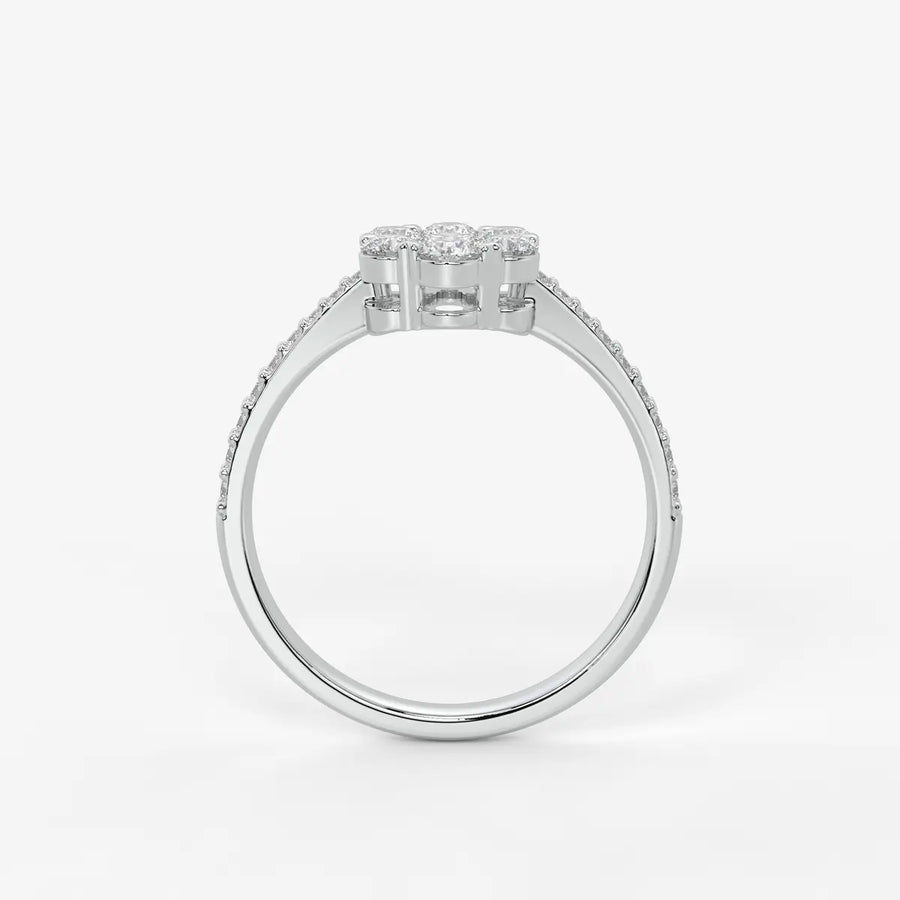 Florielle Bloom Cluster Diamond Ring