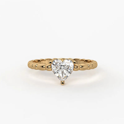 Clara Beaded Heart Ring