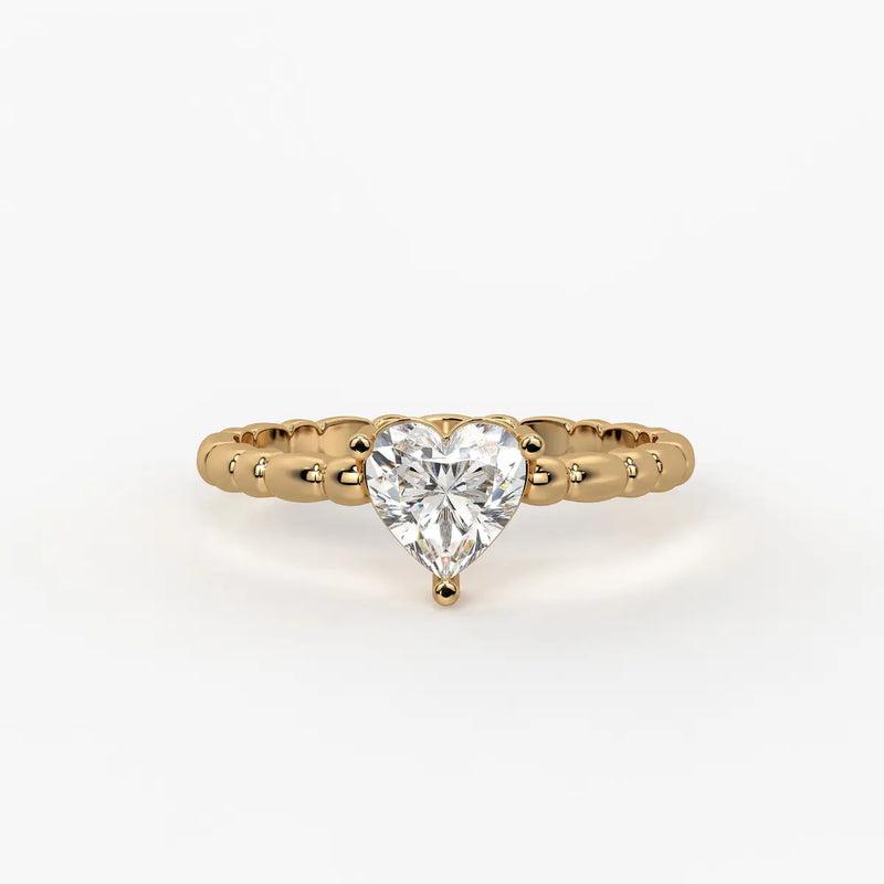 Clara Beaded Heart Ring