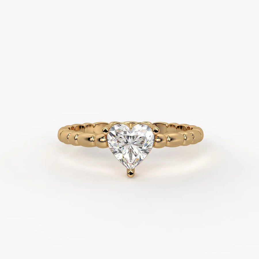 Clara Beaded Heart Ring