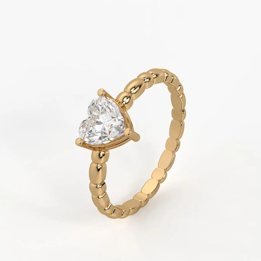 Clara Beaded Heart Ring