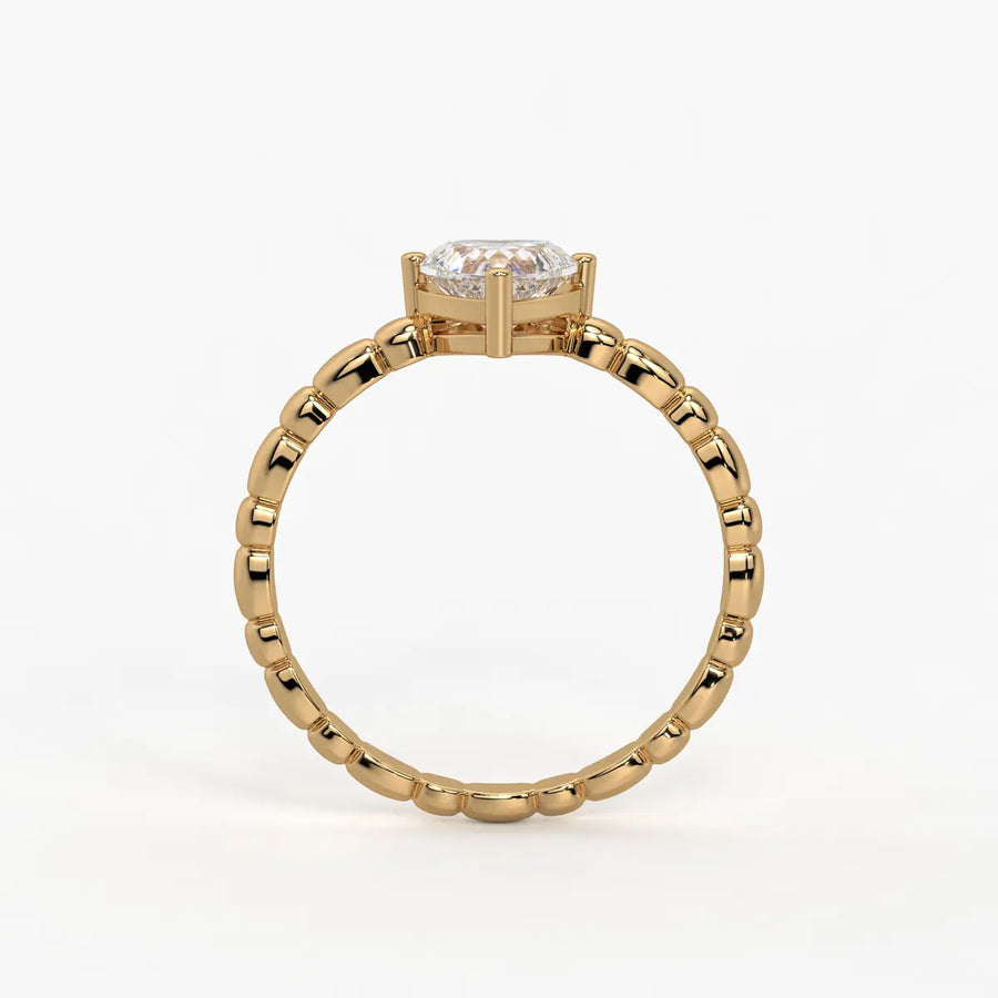 Clara Beaded Heart Ring