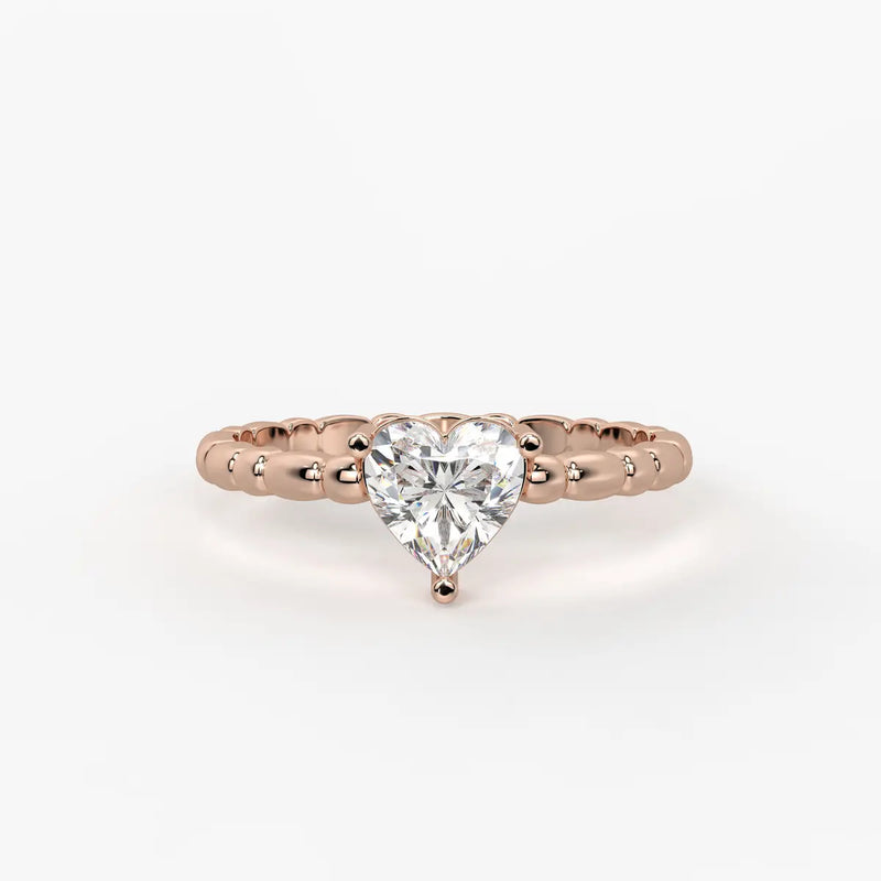 Clara Beaded Heart Ring