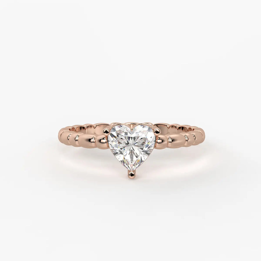 Clara Beaded Heart Ring