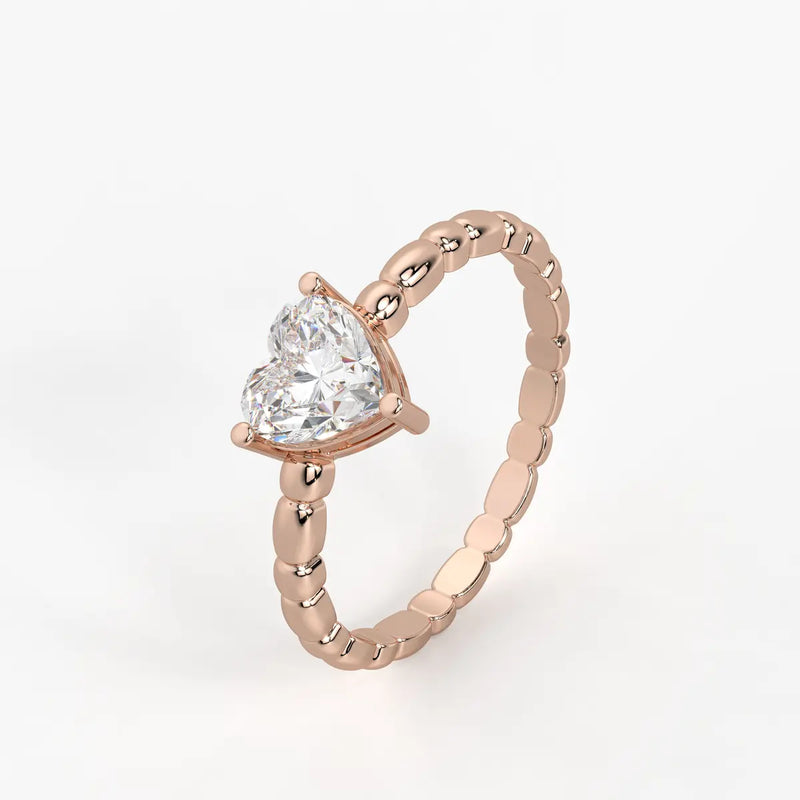 Clara Beaded Heart Ring