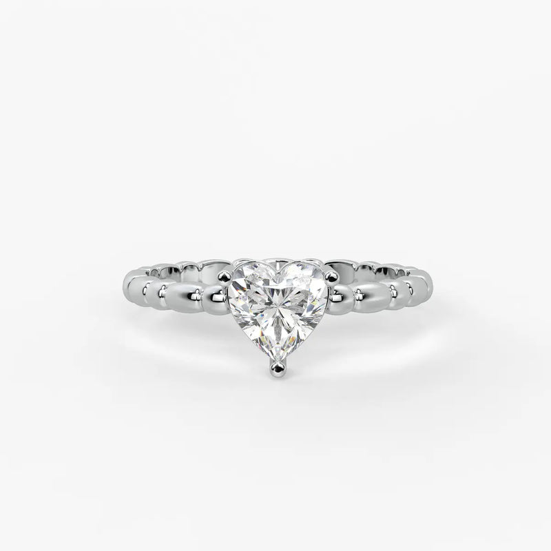 Clara Beaded Heart Ring