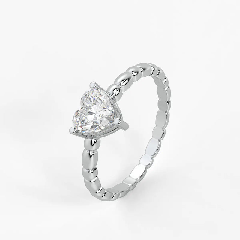 Clara Beaded Heart Ring
