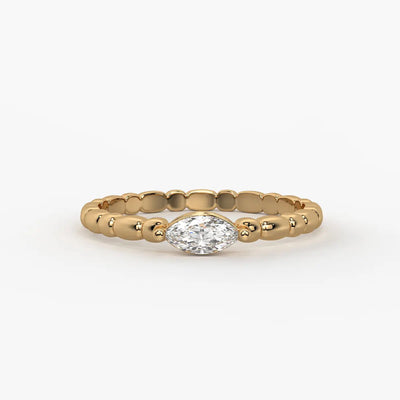 Sienna Marquise Beaded Ring