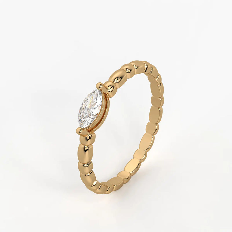 Sienna Marquise Beaded Ring