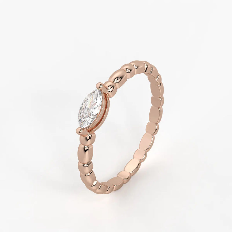 Sienna Marquise Beaded Ring