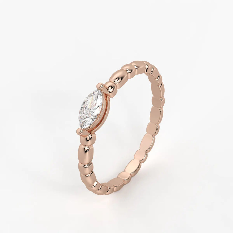 Sienna Marquise Beaded Ring