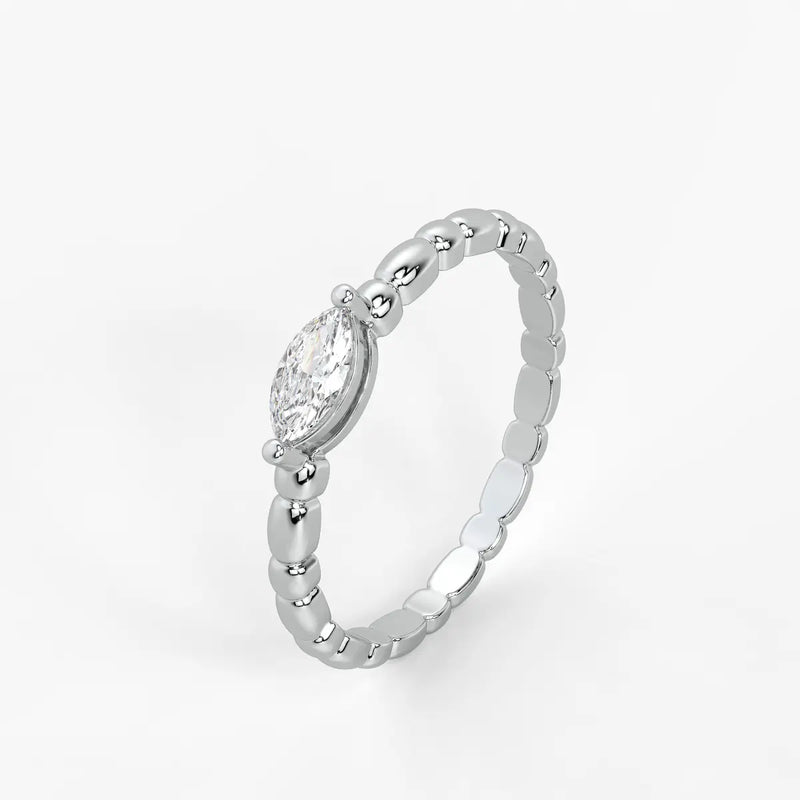 Sienna Marquise Beaded Ring