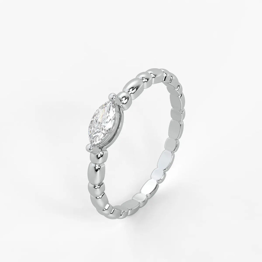 Sienna Marquise Beaded Ring