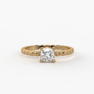 Daphne Cushion Solitaire Ring
