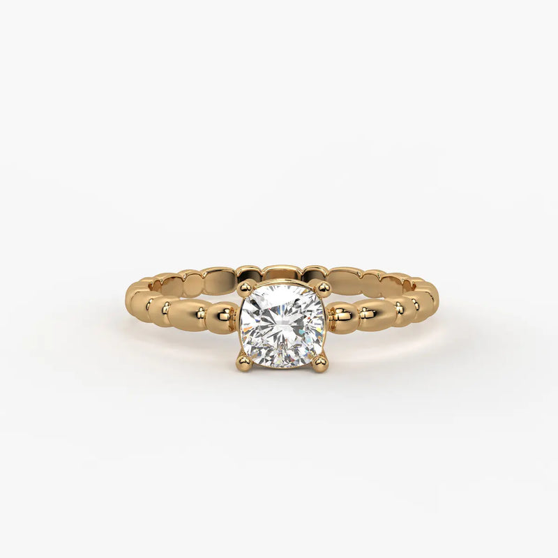 Daphne Cushion Solitaire Ring