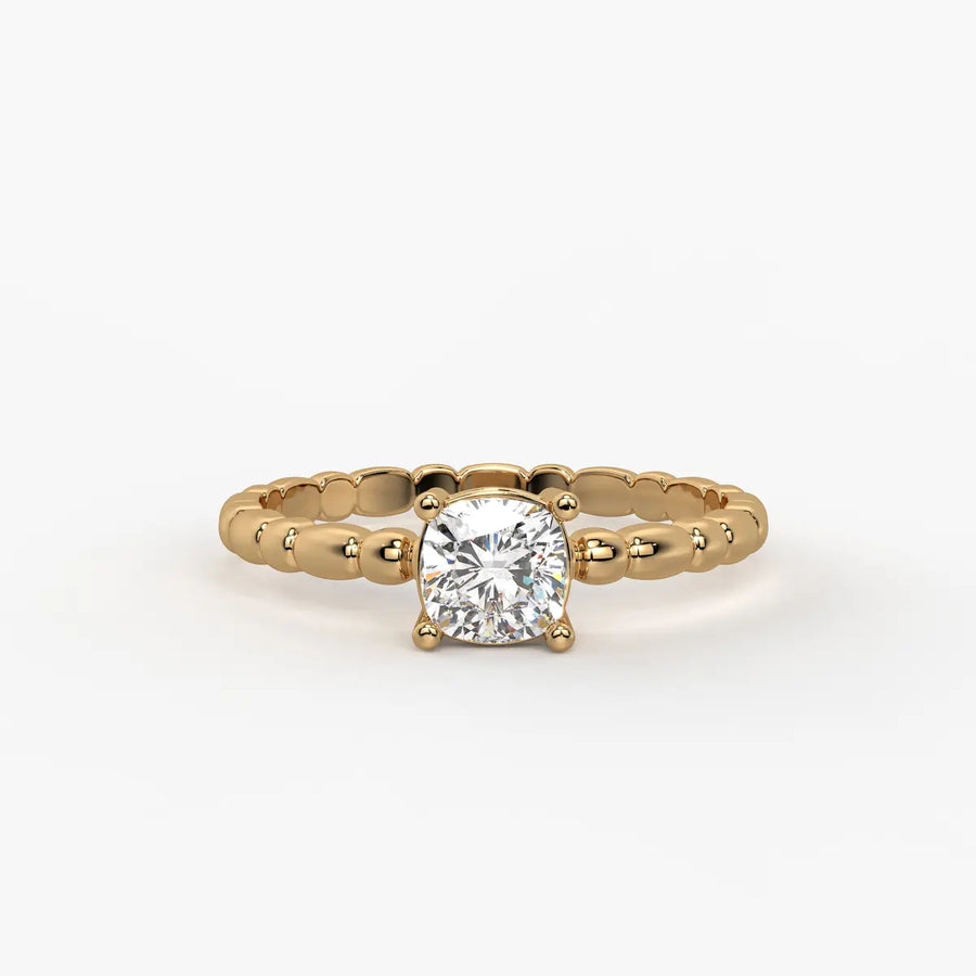 Daphne Cushion Solitaire Ring