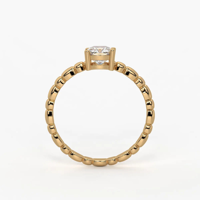 Daphne Cushion Solitaire Ring