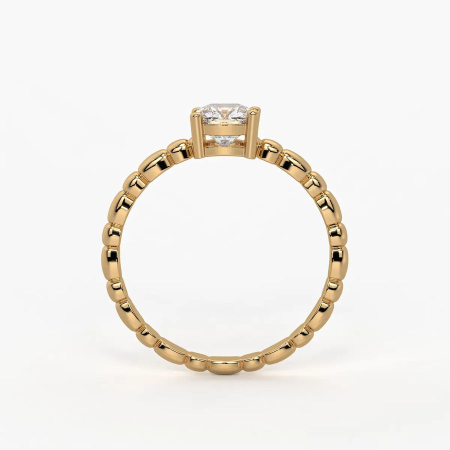 Daphne Cushion Solitaire Ring