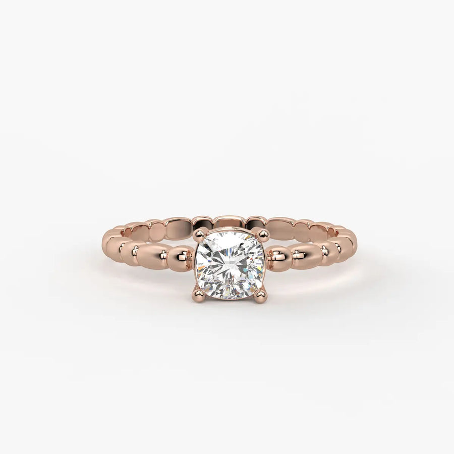 Daphne Cushion Solitaire Ring