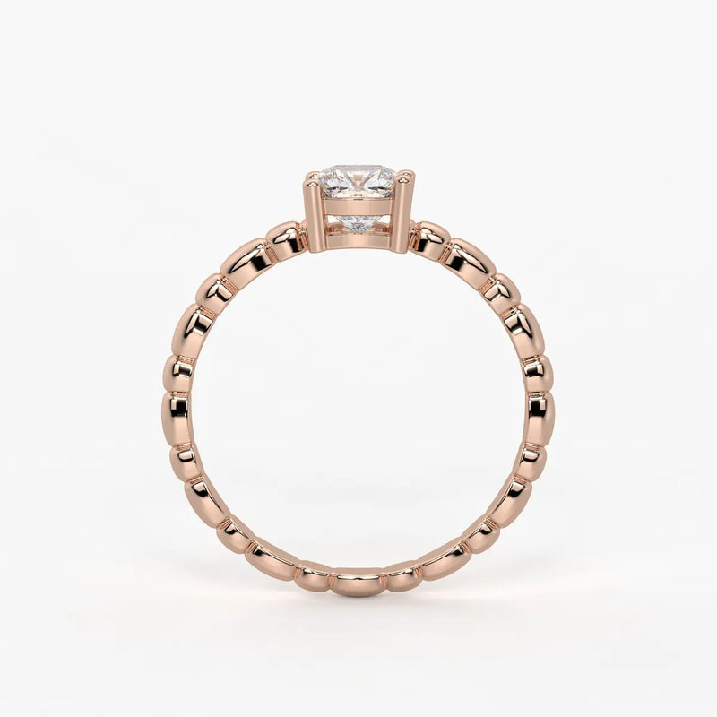 Daphne Cushion Solitaire Ring