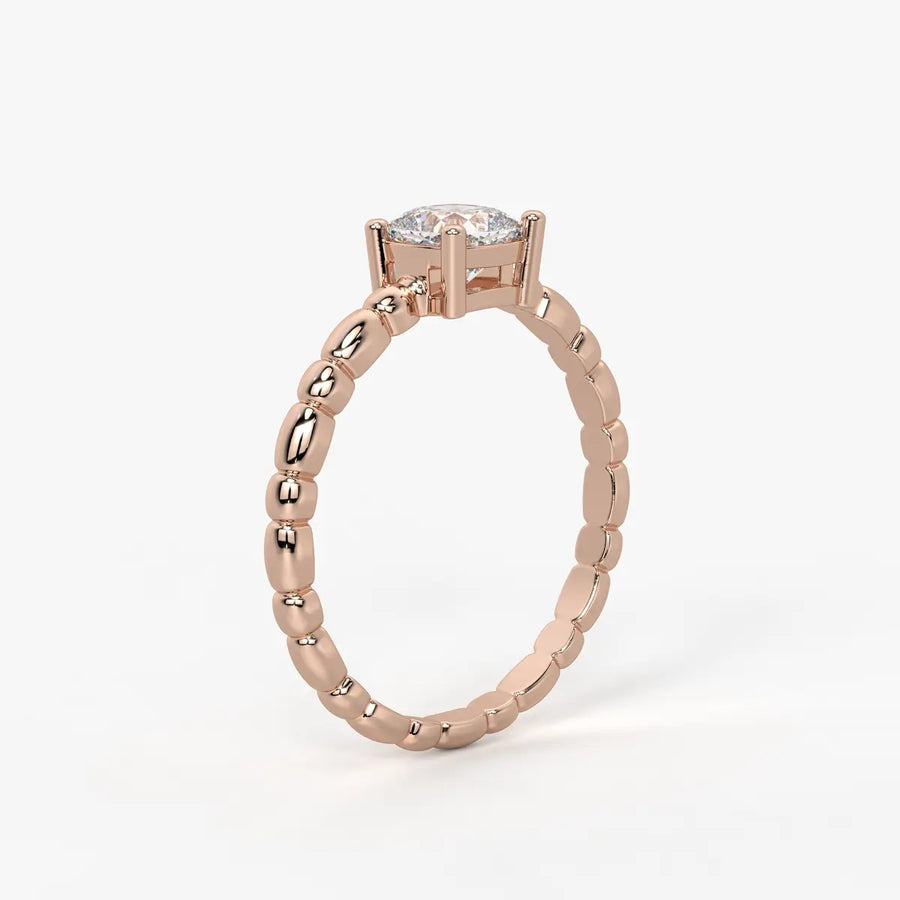 Daphne Cushion Solitaire Ring