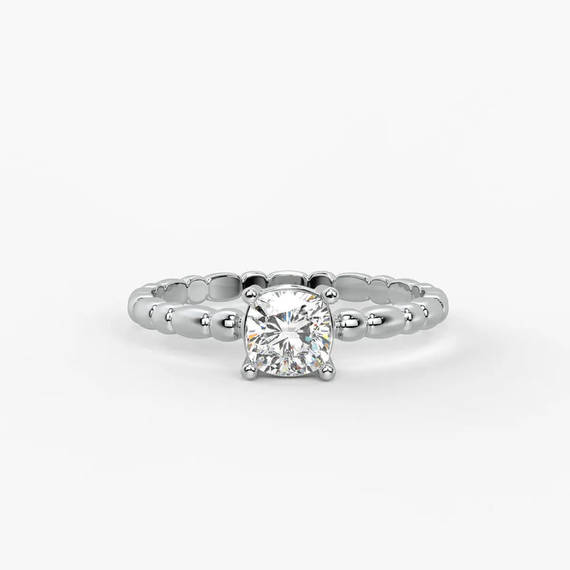 Daphne Cushion Solitaire Ring