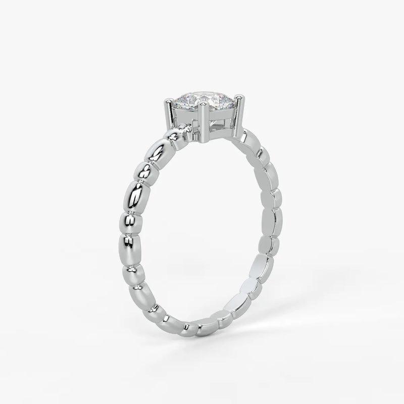 Daphne Cushion Solitaire Ring