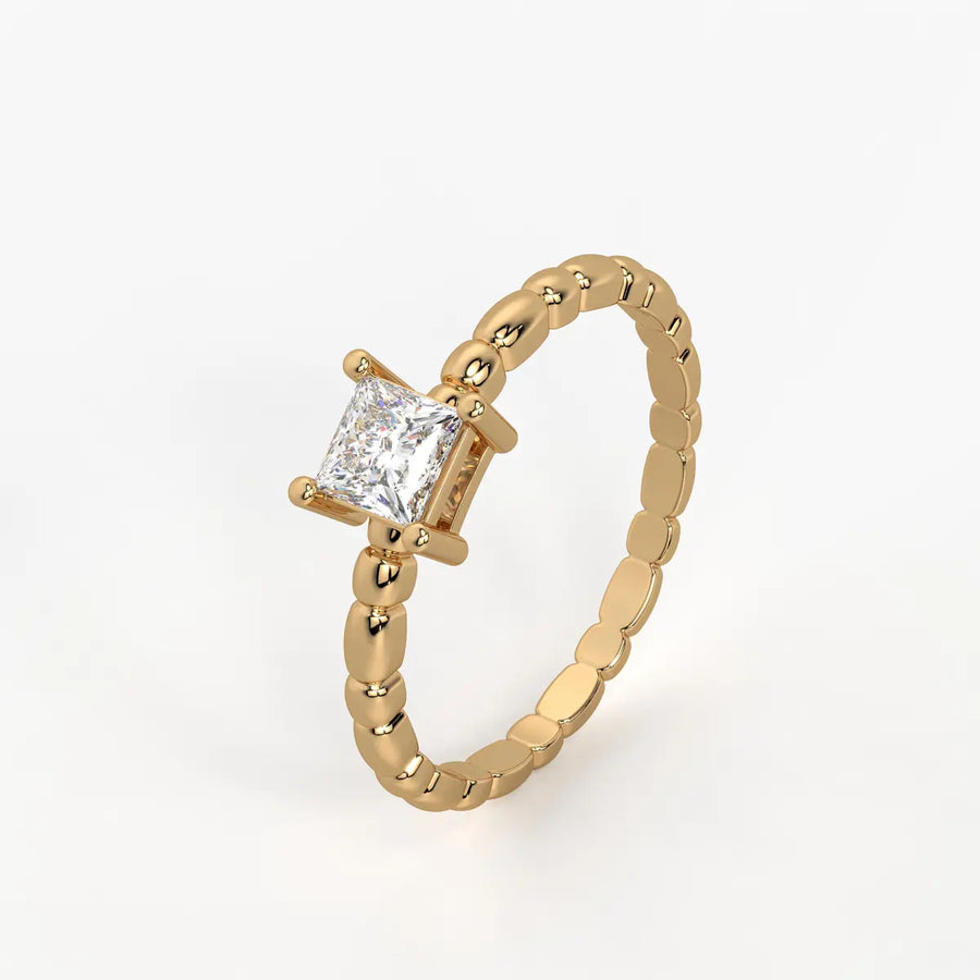 Audrey Princess Solitaire Ring