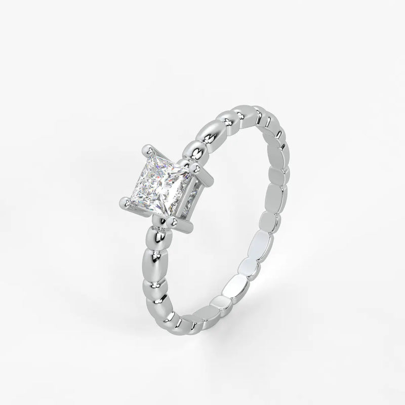 Audrey Princess Solitaire Ring