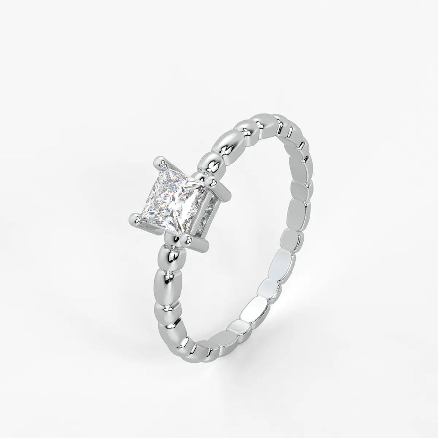 Audrey Princess Solitaire Ring